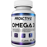 Produktbild von ProActive Omega 3 Fischöl mit Vitamin E, DHA 12% und EPA 18%, 60 Kapseln