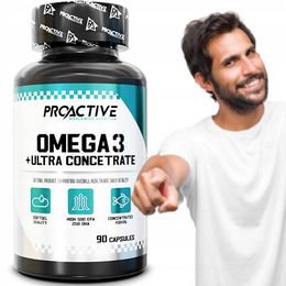 Proactive Omega 3+ Ultra Konzentrat mit 500 mg EPA und 250 mg DHA in 90 Kapseln – Bild 1 von 2