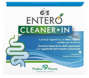Prodeco Pharma GSE ENTERO CLEANER Nahrungsergänzungsmittel mit resistenter Stärke, Aloe, Malve und Limette, glutenfrei, 14 Sticks – Bild 1 von 1