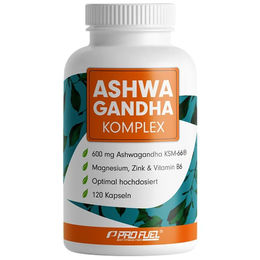 ProFuel Ashwagandha Komplex KSM-66 120 Kapseln – Bild 1 von 1