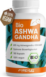 ProFuel Bio Ashwagandha Kapseln mit KSM-66 180 Kapseln – Bild 1 von 3