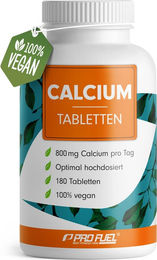 ProFuel Calcium Tabletten mit 1600 mg Calcium Carbonat 180 Stück – Bild 1 von 3