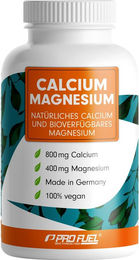 ProFuel Calcium und Magnesium Kapseln vegan mit Algenkalk Sango und Citrat 180 Kapseln – Bild 1 von 3