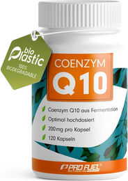 ProFuel Coenzym Q10 Kapseln mit 200 mg Ubiquinon vegan 120 Stück – Bild 1 von 3