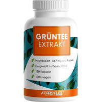 Produktbild von ProFuel Grüntee Extrakt Kapseln vegan hochdosiert mit 1333 mg pro Tag 120 Kapseln