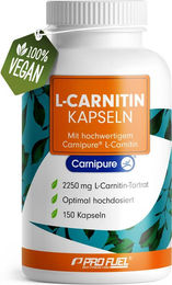 ProFuel L-Carnitin hochdosiert vegan 150 Kapseln – Bild 1 von 2