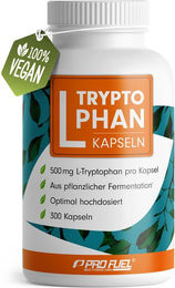 ProFuel L-Tryptophan vegan hochdosiert 300 Kapseln – Bild 1 von 3