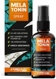 ProFuel Melatonin Einschlaf-Spray mit 0,5 mg Melatonin, Lavendel und Vitamin B6, 30 ml – Bild 1 von 3