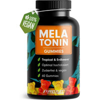 Produktbild von ProFuel Melatonin Gummies vegan und zuckerfrei mit 0,5 mg Melatonin 60 Stück