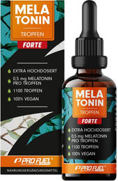 ProFuel Melatonin Tropfen FORTE Vegan 30 ml mit 0,5 mg Melatonin pro Portion – Bild 1 von 3