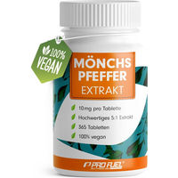 Produktbild von ProFuel Mönchspfeffer hochdosiert Tabletten 365 Stück mit 10 mg Mönchspfefferextrakt 5:1