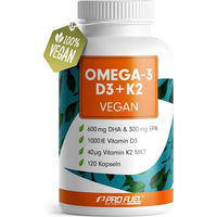 Produktbild von ProFuel Omega-3 mit Vitamin D3 und K2 vegan Kapseln 120 Stück
