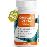Produktbild von ProFuel Omega-3 mit Vitamin D3 und K2 vegan Kapseln