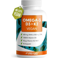 Produktbild von ProFuel Omega-3 mit Vitamin D3 und K2 vegan Kapseln