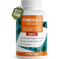 Produktbild von ProFuel Omega-3 Vegan FORTE Kapseln ohne Gelatine