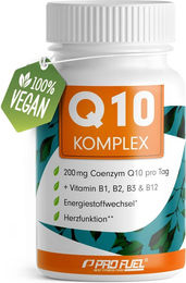 Profuel Q10 Komplex Kapseln vegan mit 200 mg Ubiquinon 120 Kapseln – Bild 1 von 3