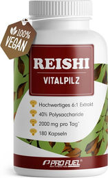 ProFuel Reishi Kapseln mit 2000 mg Ganoderma lucidum Extrakt 180 Stück – Bild 1 von 3
