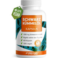 Produktbild von ProFuel Schwarzkümmelöl Kapseln Vegan 1000 mg