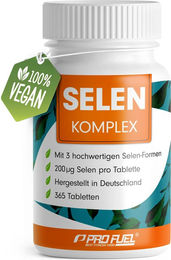 ProFuel Selen hochdosiert 200µg Tabletten 365 Stück für Sportler – Bild 1 von 3