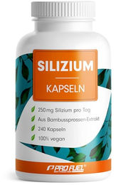ProFuel Silizium hochdosiert vegan 240 Kapseln mit Bambussprossen-Extrakt – Bild 1 von 3