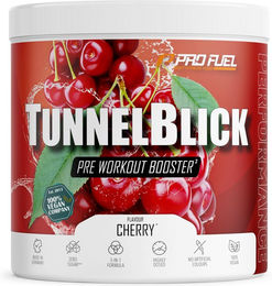 ProFuel TUNNELBLICK Pre-Workout-Booster Kirsche Pulver 440g vegan – Bild 1 von 3