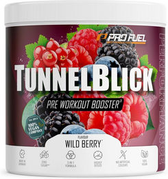 ProFuel TUNNELBLICK Pre-Workout-Booster Wild Berry Pulver 440g vegan – Bild 1 von 3