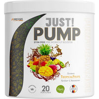 Produktbild von ProFuel TUNNELBLICK PUMP Booster3 Pre Workout Pulver Tropical Fruits koffeinfrei vegan 440g
