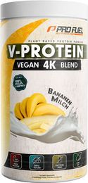 ProFuel V-PROTEIN 4K Vegan Mehrkomponenten Protein Pulver Banane 750 g – Bild 1 von 3