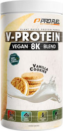 ProFuel V-PROTEIN 8K Mehrkomponenten Vegan Protein Pulver Vanille 750 g – Bild 1 von 2