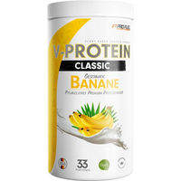 Produktbild von ProFuel V-PROTEIN Classic Banane veganes Erbsenprotein Pulver mit 76% Protein