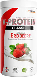 ProFuel V-PROTEIN Classic Erdbeere Vegan Proteinpulver mit Erbsenprotein – Bild 1 von 3