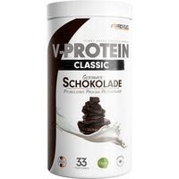 Produktbild von ProFuel V-PROTEIN Classic Schokolade veganes Erbsenprotein Pulver mit 68% Protein