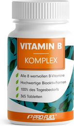 ProFuel Vitamin B Komplex mit Cholin und Myo-Inositol Tabletten vegan 365 Stück – Bild 1 von 2