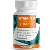 Produktbild von ProFuel Vitamin B Komplex mit Cholin und Myo-Inositol Tabletten vegan 365 Stück