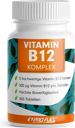 ProFuel Vitamin B12 Komplex Tabletten 365 Stück – Bild 1 von 3