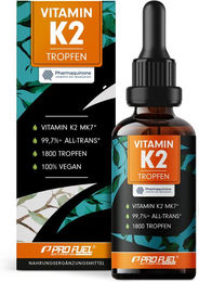 ProFuel Vitamin K2 MK-7 Tropfen vegan 200 µg 50 ml – Bild 1 von 3