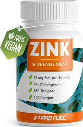 ProFuel Zink 25 mg Bisglycinat Tabletten für Sportler 365 Stück – Bild 1 von 3