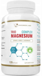 Progress Labs Magnesium Trio Complex ohne Zusatzstoffe 120 Kapseln für Erwachsene – Bild 1 von 1