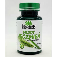 Produktbild von PROHERBIS Gerstengras Kapseln Vegan 400 mg 60 Stück