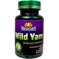 Produktbild von Proherbis Wild Yam Yamswurzel Kapseln vegan 60 Stück