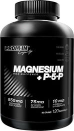 Prom-In Magnesium + P5P Magnesiumbisglycinat mit Vitamin B6 Kapseln für Sportler 120 Stück – Bild 1 von 1