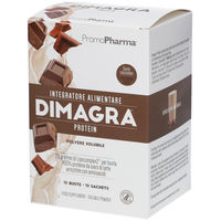 Produktbild von Promopharma Dimagra Protein Isolat Pulver Schokolade 10 Portionen