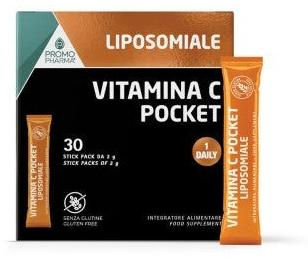 Promopharma Vitamina C Lipos Pocket Liposomales Vitamin C Glutenfrei 30 Sticks à 2 Gramm – Bild 1 von 1
