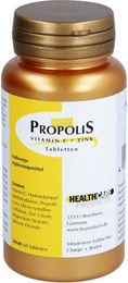 PropoliS Propolis mit Vitamin C und Zink Tabletten, zuckerfrei und glutenfrei, 60 Stück – Bild 1 von 1