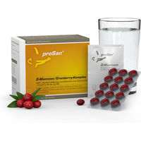 Produktbild von proSan D-Mannose Cranberry-Komplex Kapseln pflanzlicher Ursprung ohne Zusatzstoffe 60 Stück