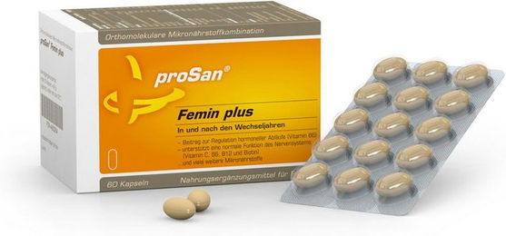 proSan Femin plus Kapseln für Frauen pflanzlich und hormonfrei 60 Stück – Bild 1 von 1