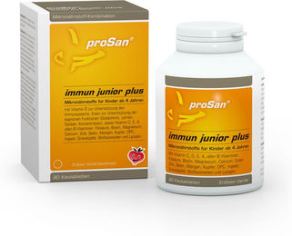 proSan immun junior plus Lutschtabletten für Kinder – Bild 1 von 2
