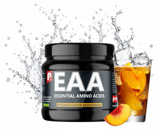 Prosport EAA Pulver Pfirsich-Eistee 450g – Essentielle Aminosäuren und BCAA 2:1:1 – Vegan, Zuckerfrei, Glutenfrei – Bild 1 von 4