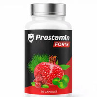 Produktbild von Prostamin Forte von GLOBAL D LTD – Pflanzliche Kapseln für Männer, 30 Stück