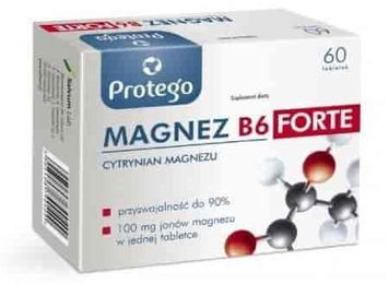 Protego Magnesium Citrat B6 Forte Tabletten für Erwachsene 60 Stück – Bild 1 von 1